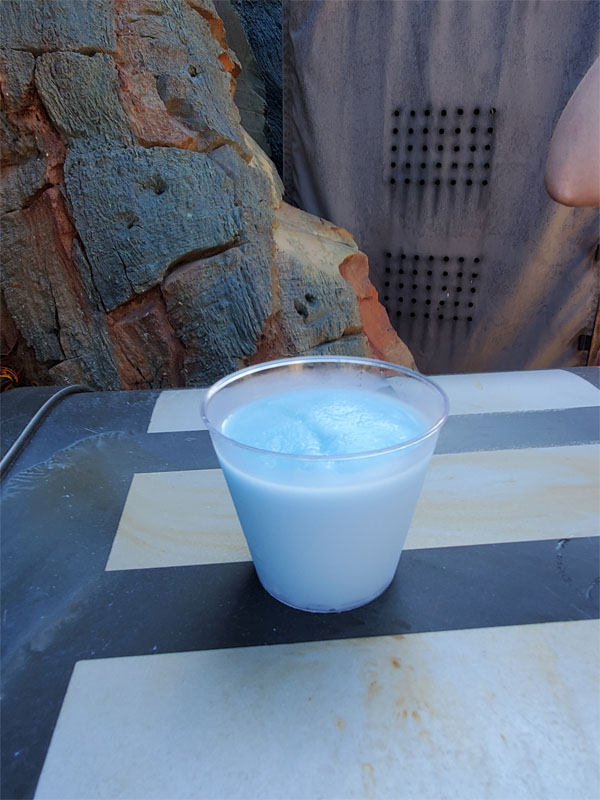 Stop by the Milk Stand for some blue or green milk.