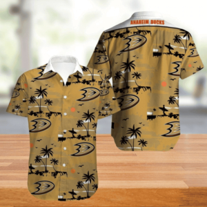Anaheim Ducks Desert Palm Hawaiian Shirt