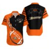 Anaheim Ducks Flaming Football Hawaiian Shirt