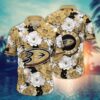 Anaheim Ducks Golden Bloom Hawaiian Shirt