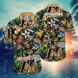 Anaheim Ducks Island Tiki Adventure Hawaiian Shirt
