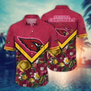 Arizona Cardinals Basic V2 NFL Football Team Hawaiian Shirt