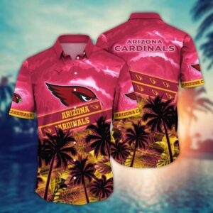 Arizona Cardinals Beachfront NFL Football Team Hawaiian Shirt