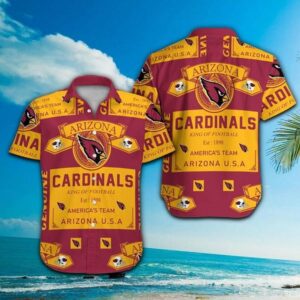 Arizona Cardinals King Of Football NFL Football Team Hawaiian Shirt
