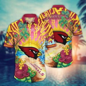 Arizona Cardinals Seashore NFL Football Team Hawaiian Shirt