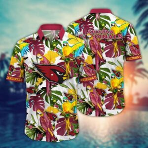 Arizona Cardinals Sunshine Time NFL Football Team Hawaiian Shirt