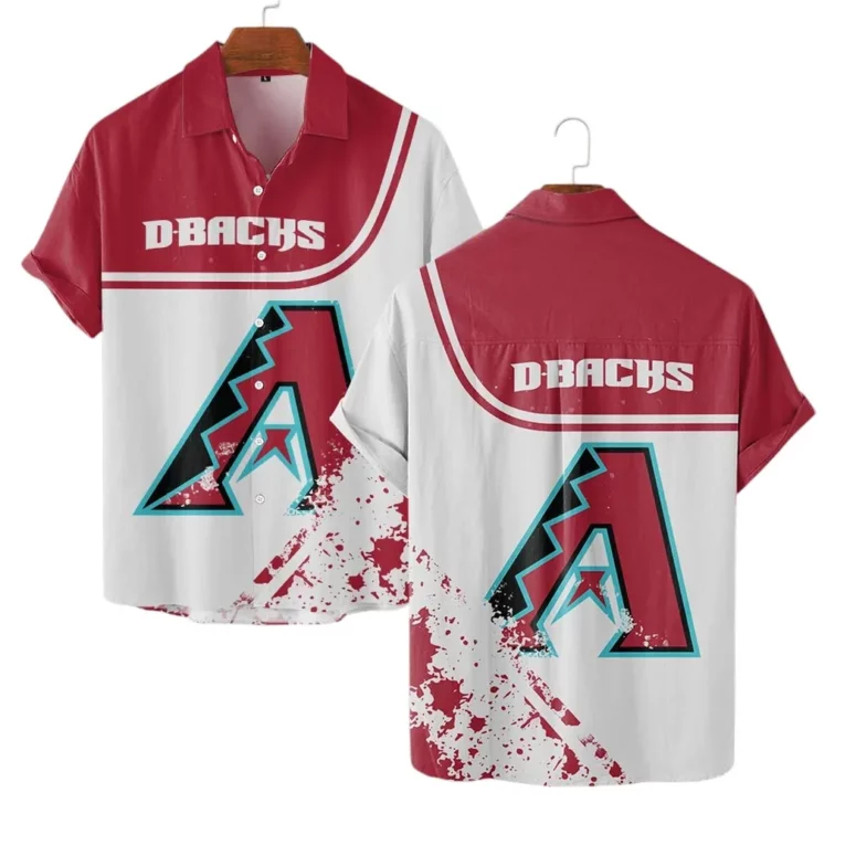 Arizona Diamondbacks Cactus Wave Hawaiian Shirt Arizona Diamondbacks Cactus Wave Hawaiian Shirt