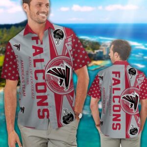 Atlanta Falcons America's Team Est 1966 NFL Football Team Hawaiian Shirt