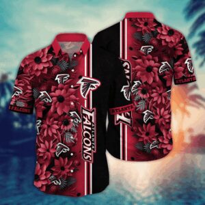 Atlanta Falcons Basic V4 NFL Football Team Hawaiian Shirt