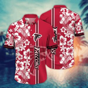 Atlanta Falcons Blossom NFL Football Team Hawaiian Shirt