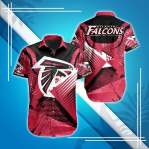 Atlanta Falcons Dynamic Stripes Hawaiian Shirt