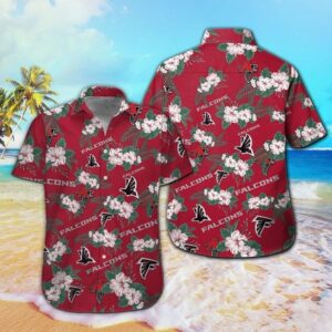 Atlanta Falcons Floral NFL Football Team Hawaiian Shirt