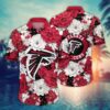 Atlanta Falcons Floral Passion Hawaiian Shirt