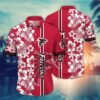 Atlanta Falcons Hibiscus Stripes Hawaiian Shirt