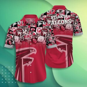 Atlanta Falcons Iconic Collage Hawaiian Shirt