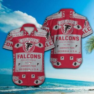 Atlanta Falcons King Of Football NFL Football Team Hawaiian Shirt