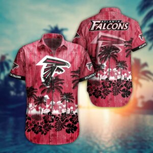 Atlanta Falcons Palm Paradise Hawaiian Shirt