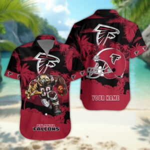 Atlanta Falcons Personalized Hawaiian Shirt ??Custom Name