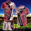 Atlanta Falcons Skeleton Dance Hawaiian Shirt