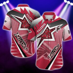 Atlanta Falcons Starburst Hawaiian Shirt