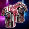 Atlanta Falcons Stars and Skulls Hawaiian Shirt