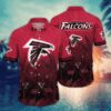 Atlanta Falcons Tanning Time NFL Football Team Hawaiian Shirt