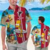 Atlanta Falcons The Simpsons Custom Name NFL Football Team Hawaiian Shirt