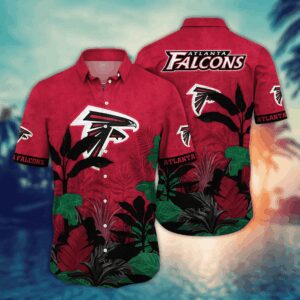 Atlanta Falcons Tropical Weather NFL Football Team Hawaiian Shirt