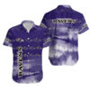 Baltimore Ravens Clouded NFL Football Team Hawaiian Shirt