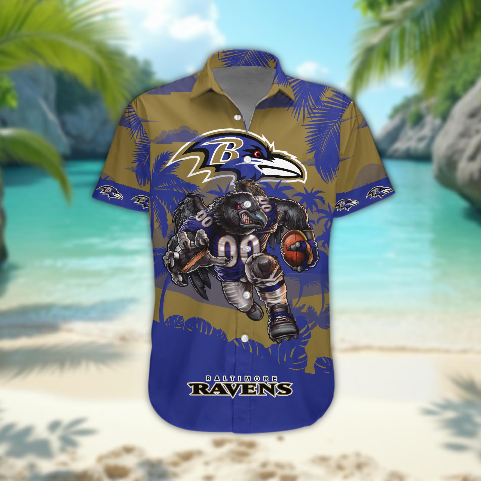 Baltimore-Ravens-Personalized-Hawaiian-Shirt-Custom-Name-1