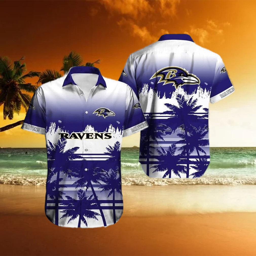 Baltimore Ravens Seaside NFL Football Team Hawaiian Shirt Baltimore Ravens Seaside NFL Football Team Hawaiian Shirt