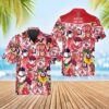 Boston Red Sox Tropical Logo Collage Hawaiian Shirt