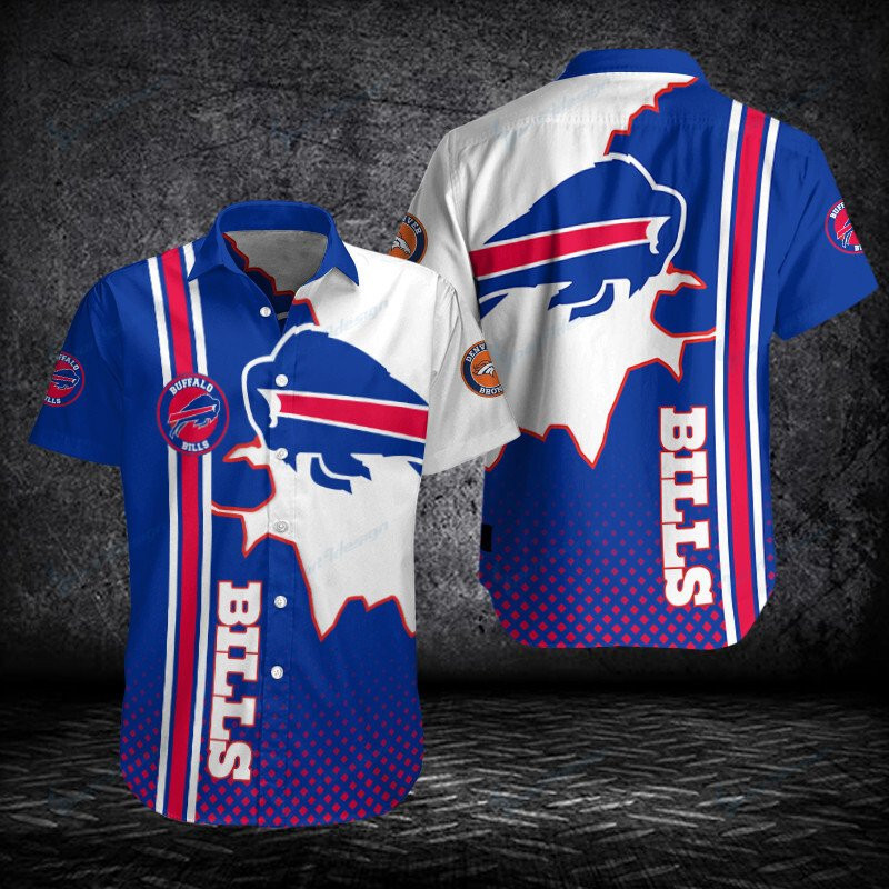 Buffalo Bills Basic V3 NFL Football Team Hawaiian Shirt Buffalo Bills Basic V3 NFL Football Team Hawaiian Shirt