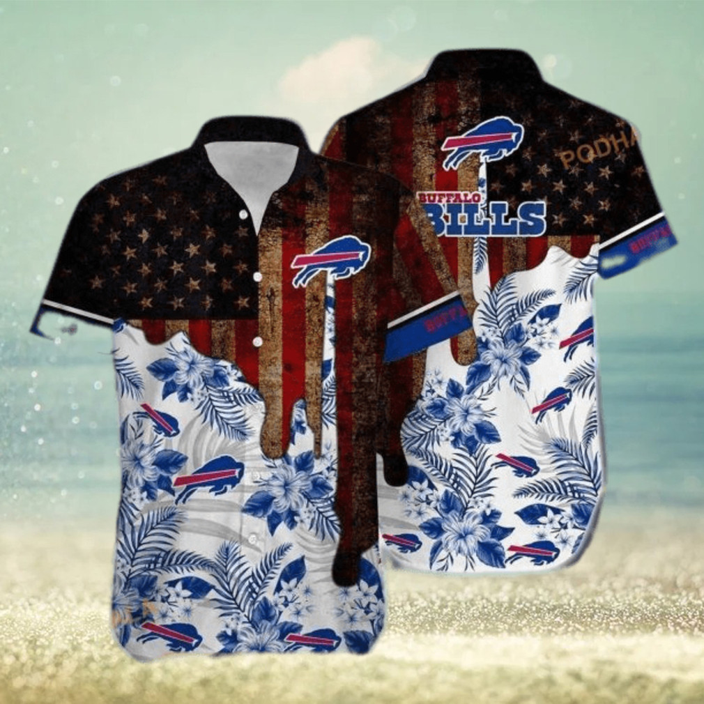 Buffalo Bills Flag US NFL Football Team Hawaiian Shirt Buffalo Bills Flag US NFL Football Team Hawaiian Shirt