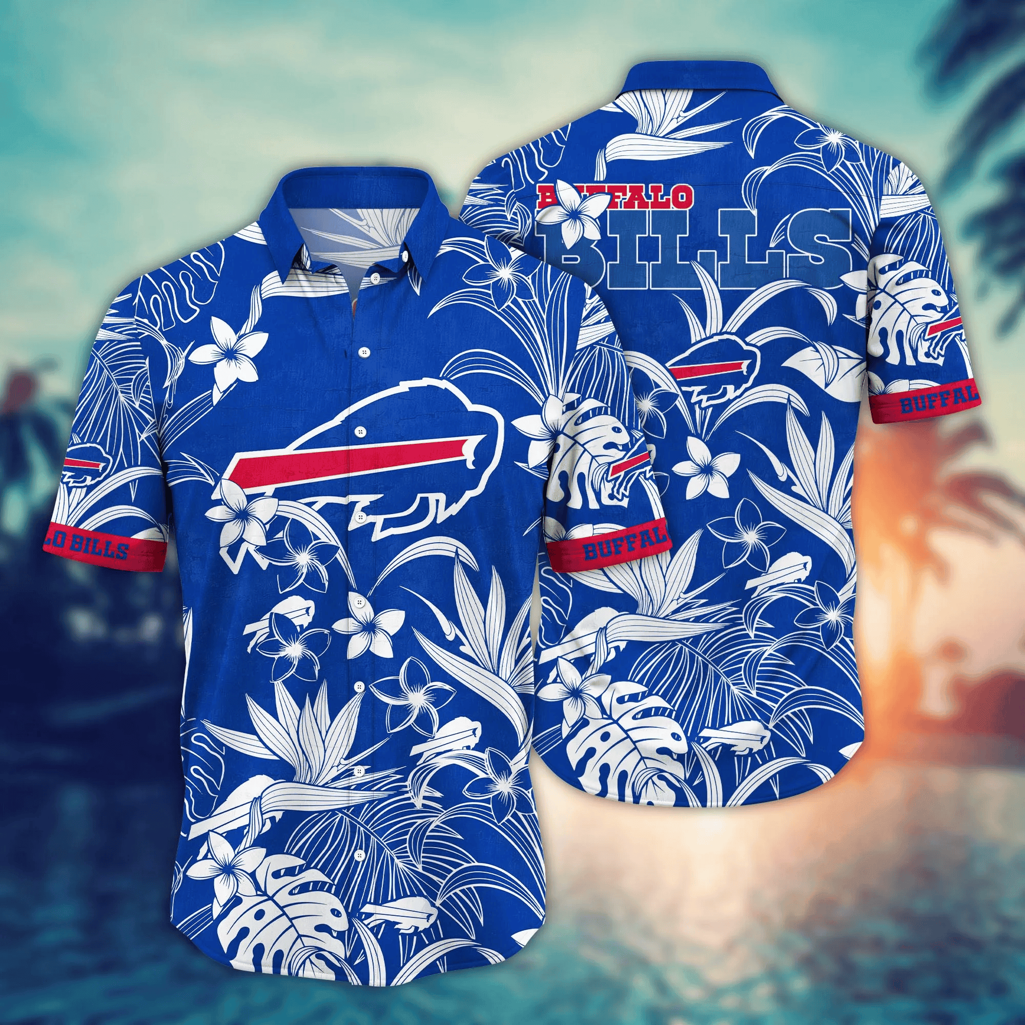 Buffalo Bills Floral NFL Football Team Hawaiian Shirt Buffalo Bills Floral NFL Football Team Hawaiian Shirt