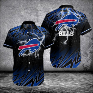 Buffalo Bills Lightning NFL Football Team Hawaiian Shirt