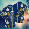 Buffalo Sabres Bold Daisy Stripe Hawaiian Shirt