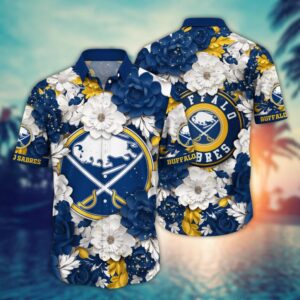 Buffalo Sabres Floral Elegance Hawaiian Shirt