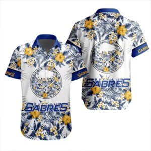 Buffalo Sabres Tropical Bloom Hawaiian Shirt