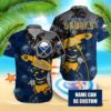 Buffalo Sabres Tropical Tiki Personalized Name Hawaiian Shirt