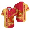 Calgary Flames Bold Blaze Hawaiian Shirt