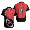Calgary Flames Gridiron Blaze Hawaiian Shirt