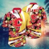 Calgary Flames Pineapple Paradise Hawaiian Shirt