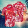 Calgary Flames Tropical Bloom Hawaiian Shirt