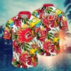 Calgary Flames Tropical Parrot Hawaiian Shirt