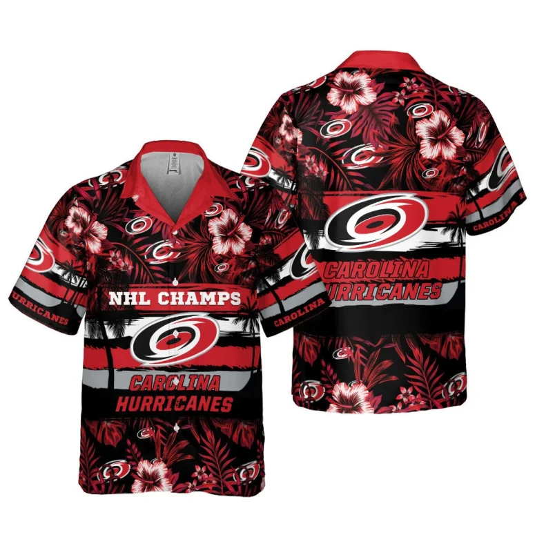 Carolina Hurricanes Champs Paradise Hawaiian Shirt Carolina Hurricanes Champs Paradise Hawaiian Shirt