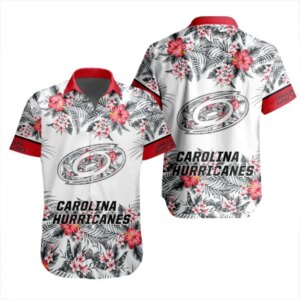 Carolina Hurricanes Floral Breeze Hawaiian Shirt