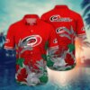 Carolina Hurricanes Jungle Breeze Hawaiian Shirt