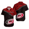 Carolina Hurricanes Tribal Wave Hawaiian Shirt