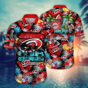 Carolina Hurricanes Tropical Paradise Hawaiian Shirt